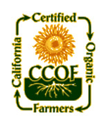 CCOF sticker